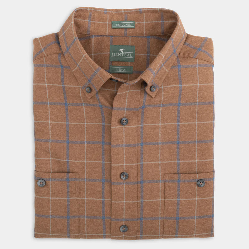 Sawyer Untucked Performance Flannel Maple Sawyer