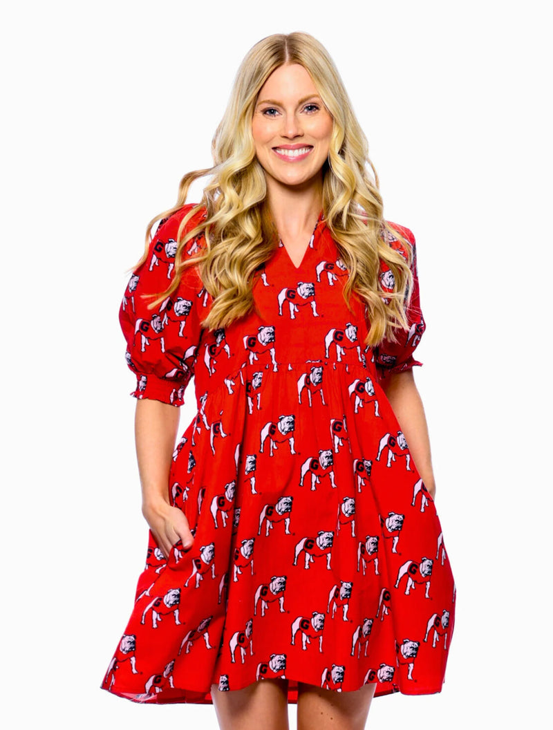 The Bulldogs Poplin Dress