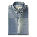 Performance Poplin Sport Shirt Stone Blue