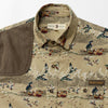 Woodland Shooting Shirt Khaki Print