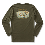 Flying Mallard T-Shirt Dark Forrest Green