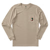 Logo Long Sleeve T-Shirt Khaki Heather