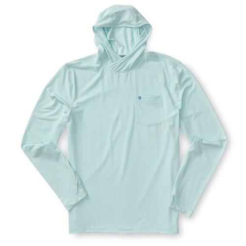 Windward Performance Hooded T-Shirt Pastel Blue