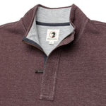 Bearing Pique Performance 1/4 Zip Pullover Dark Cognac