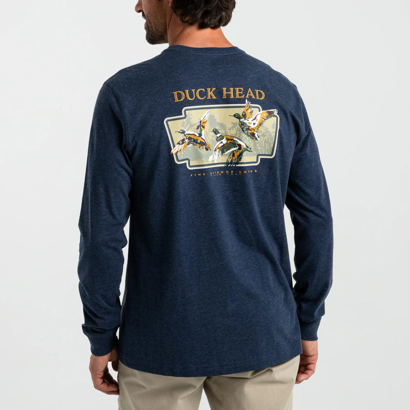 Flying Mallard T-Shirt Navy