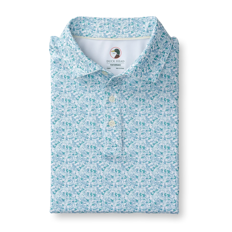 Long Drive Performance Polo Pastel Blue