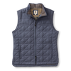 Fremont Performance Quilted Vest Slate Blue