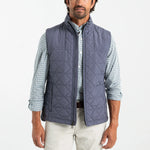 Fremont Performance Quilted Vest Slate Blue