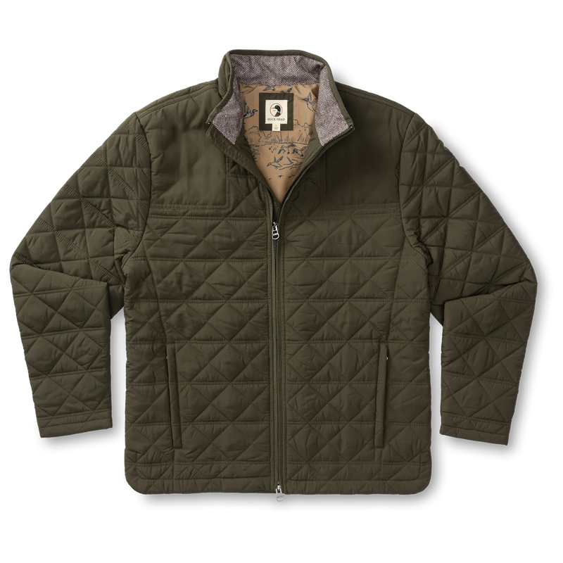 Fremont Performance Quilted Jacket Dark Forest Green