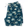 6" Print Sailport Swim Short Dark Indigo