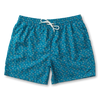 6" Print Sailport Swim Short Sail Blue