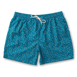 6" Print Sailport Swim Short Sail Blue