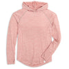 WOMEN'S BODEN STREAK HEATHER HOODIE ROSE