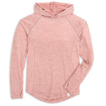 WOMEN'S BODEN STREAK HEATHER HOODIE ROSE