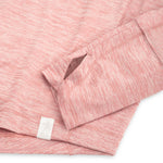 WOMEN'S BODEN STREAK HEATHER HOODIE ROSE