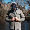 Waypoint Quilted Shacket Carbon Heather