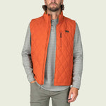 BARNWELL PUFF VEST APRICOT ORANGE