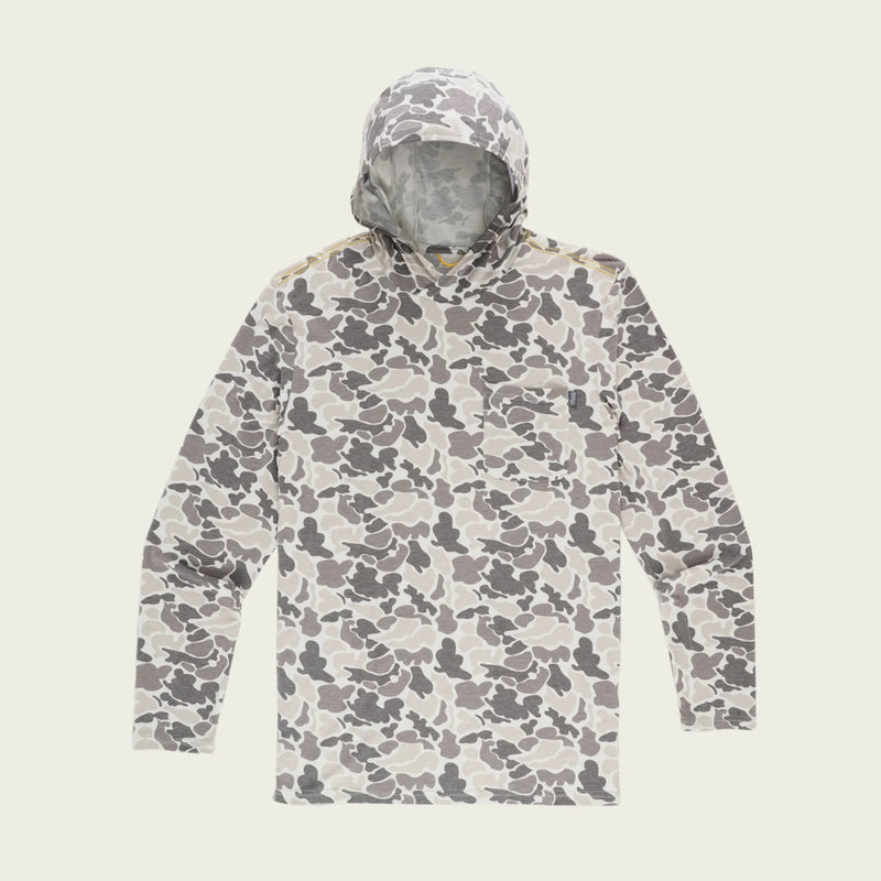 Buxton Tech Hoodie Stone Mallard Camo