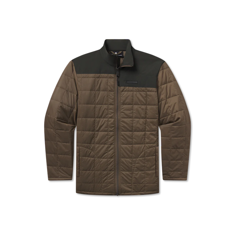 Falcon Hill Quilted Jacket Stone Brown