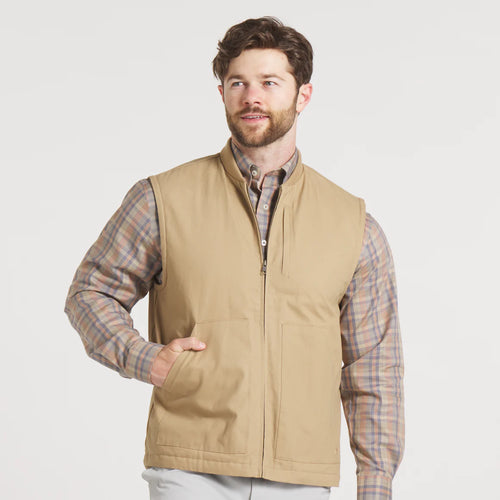 Meadow Bend Rugged Vest Field Khaki