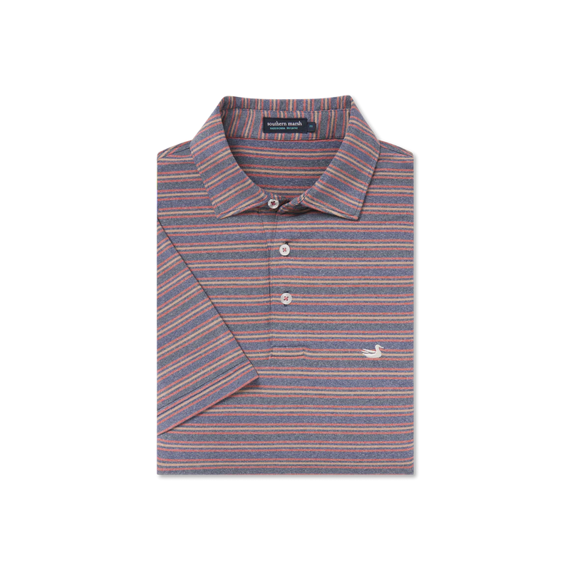 Maybourne Featherlight Stripe Polo