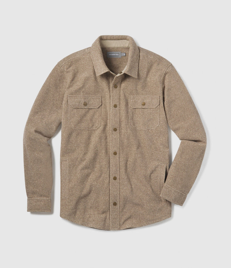 Stretch Twill Shacket Mojave