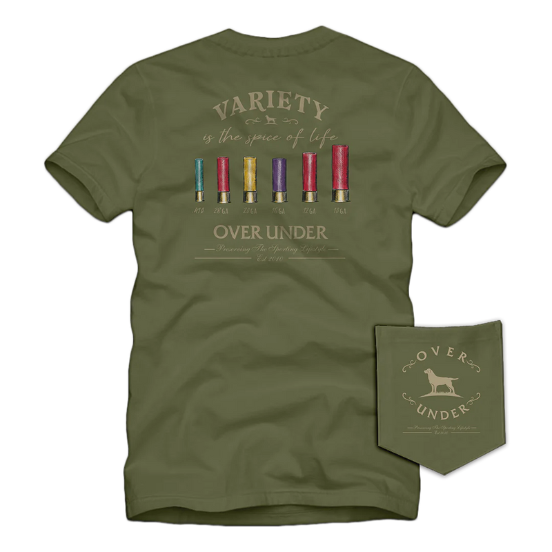 S/S Variety is the Spice of Life T-Shirt Moss