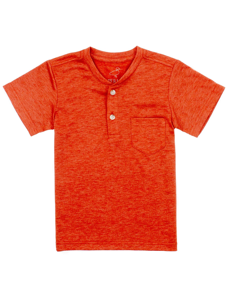 Boys Portland Henley SS Rust