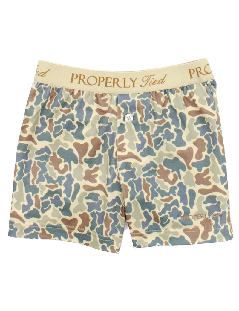 Boys Inlet Boxer Field Camo