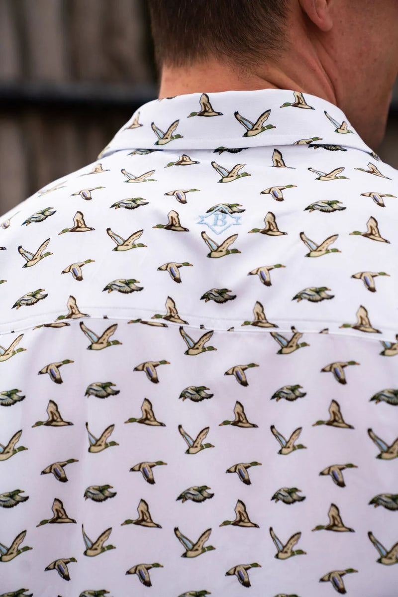 Performance Button Up - Mallard Ducks