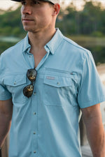 Performance Fishing Shirt - Dusty Blue