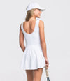 LINED PERFORMANCE DRESS BRIGHT WHITE