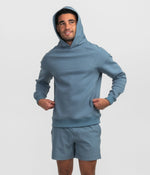 Hybrid Fleece Tech Hoodie - Blue Mirage