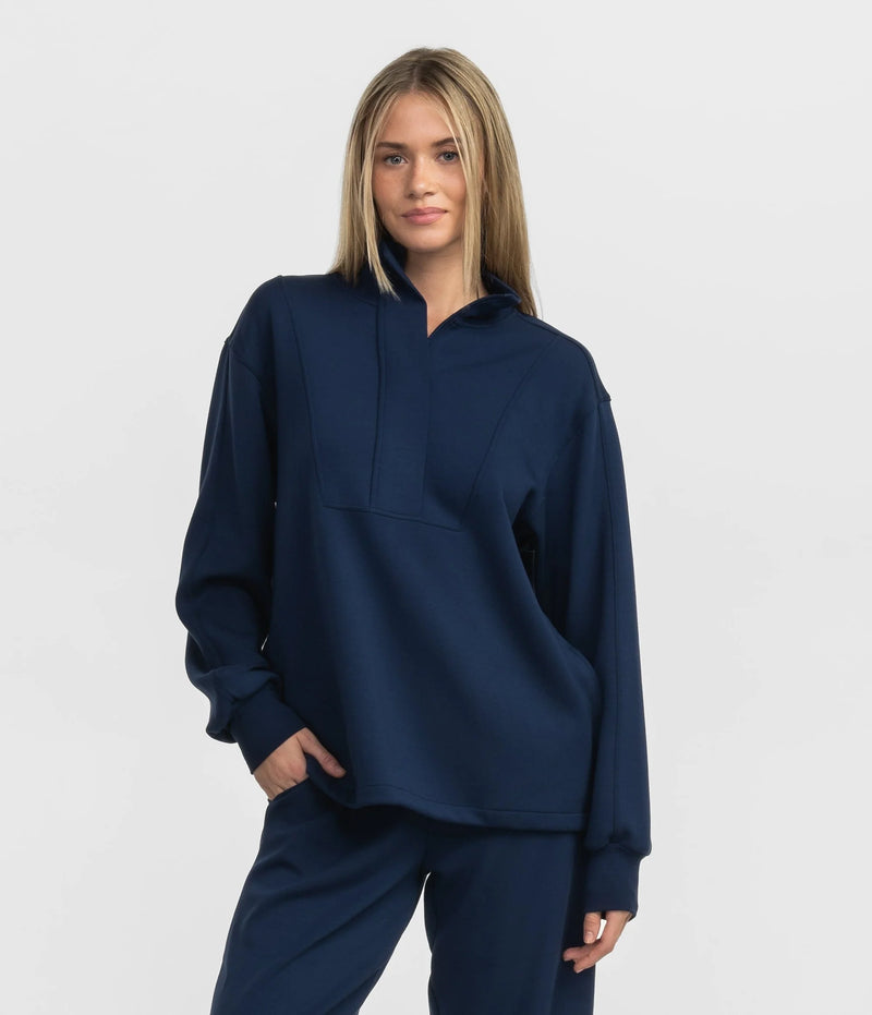 AstroKnit Performance Qtr Zip - Classic Navy