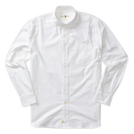 Cotton Oxford Sport Shirt Morris Solid WHITE