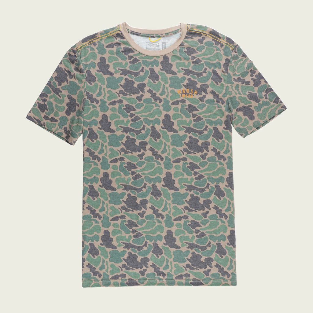 Stackhouse Performance Tee Green Camo Small